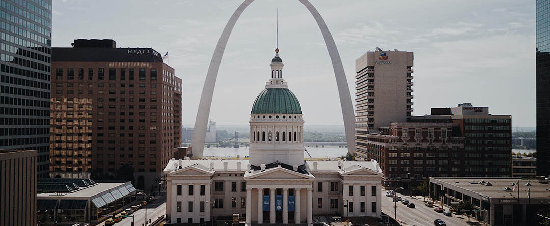 St. Louis downtown skyline featuring the Arch
